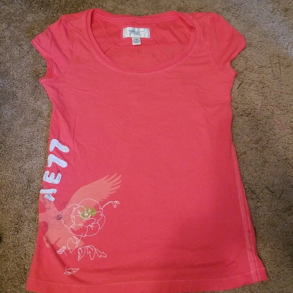 Coral shirt